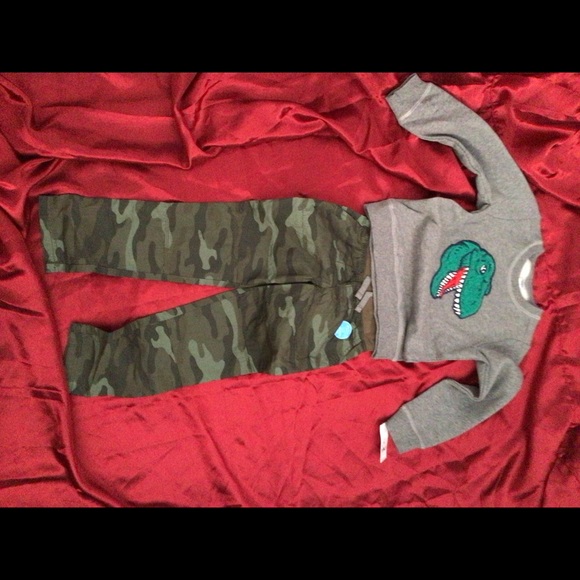 Carters Kids Boys Sz6 Camo Poplin pants/ Sweatshirt..Brought separately. Set$15 - Picture 2 of 11